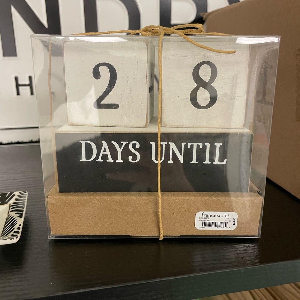 Francesca's Countdown Block Set